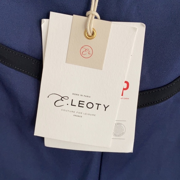 E. Leoty Corset Leggings Navy Black - Picture 7 of 10